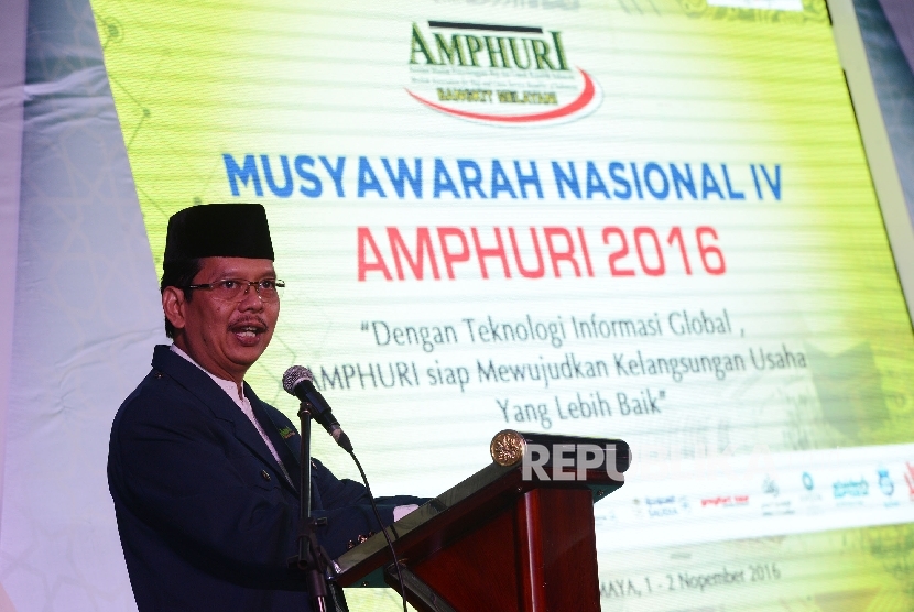 Ketua Asosiasi Muslim Penyelenggara Haji dan Umrah Republik Indonesia (Amphuri) Joko Asmoro.
