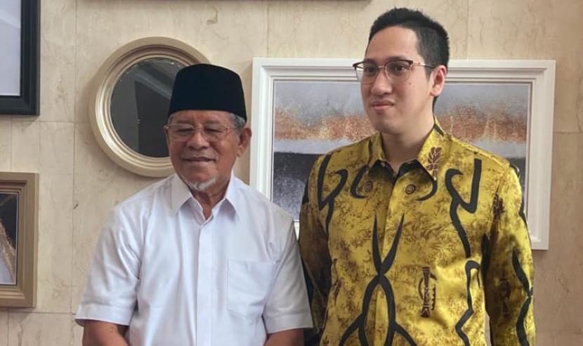 Ketua Bappilu DPP PPP Yudhistira Bambang Soesatyo bertemu dengan Gubernur Maluku Utara (Malut) H Abdul Gani Kasuba.