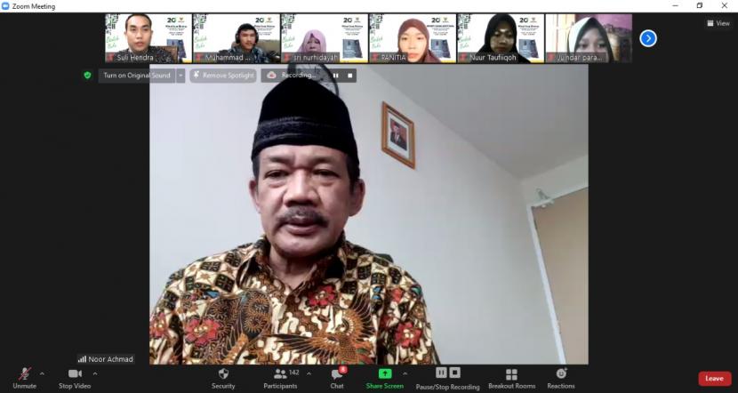 Ketua Baznas RI, Prof  Dr  H Noor Achmad MA