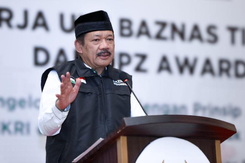 Ketua Baznas RI Prof KH Noor Achmad, menegaskan komitmennya dukung gerakan boikot.