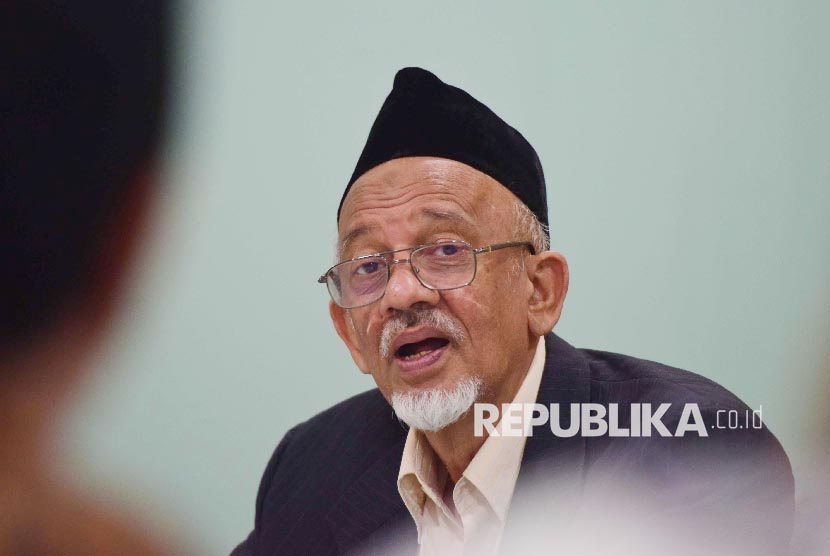 Ketua Dewan Dakwah Islamiyah Indonesia (DDII) Periode 2015-2020 Mohammad Siddik 