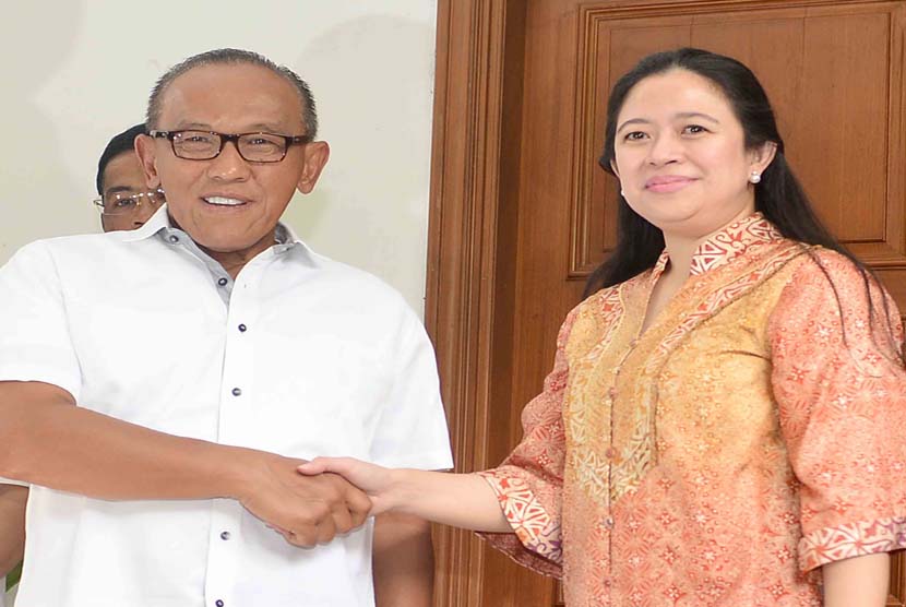 Aburizal Bakrie and Puan Maharani