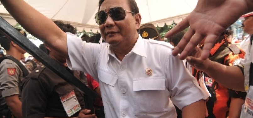 Ketua Dewan Pembina Partai Gerindra, Prabowo Subianto. 
