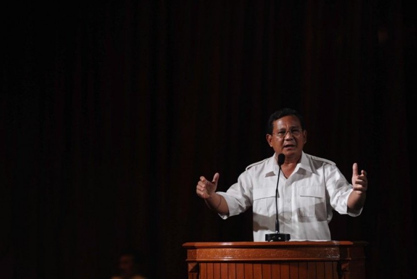 Ketua Dewan Pembina Partai Gerindra, Prabowo Subianto