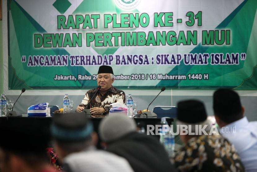 Ketua Dewan Pertimbangan Majelis Ulama Indonesia Din Syamsuddin