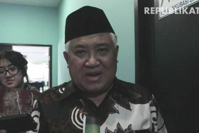 Ketua Dewan Pertimbangan Majelis Ulama Indonesia (MUI), Din Syamsuddin 