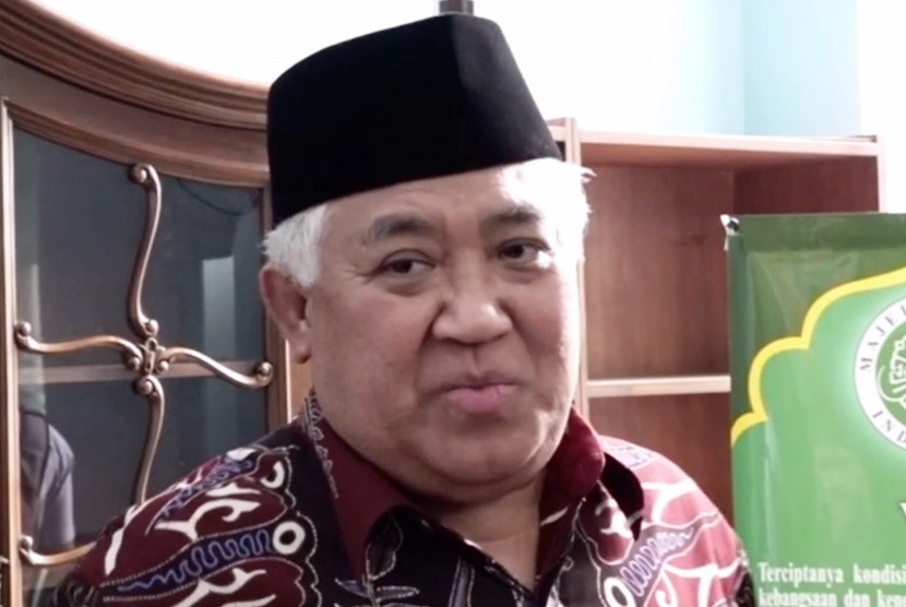 Ketua Dewan Pertimbangan Majelis Ulama Indonesia (Wantim MUI), Din Syamsudin