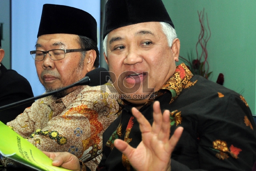 Ketua Dewan Pertimbangan (Wantim) Majelis Ulama Indonesia (MUI) Din Syamsuddin.