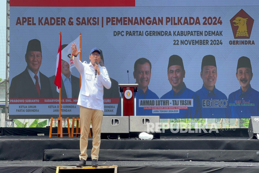 Ketua Dewan Pimpinan Daerah (DPD) Partai Gerindra Jawa Tengah (Jateng), Sudaryono.