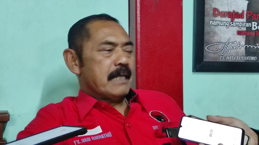 Ketua DPC PDIP Kota Solo Rudy FX mengaku terbuka lebar jika Kaesang pangarep masuk partai moncong putih, Rabu (25/1/2023).