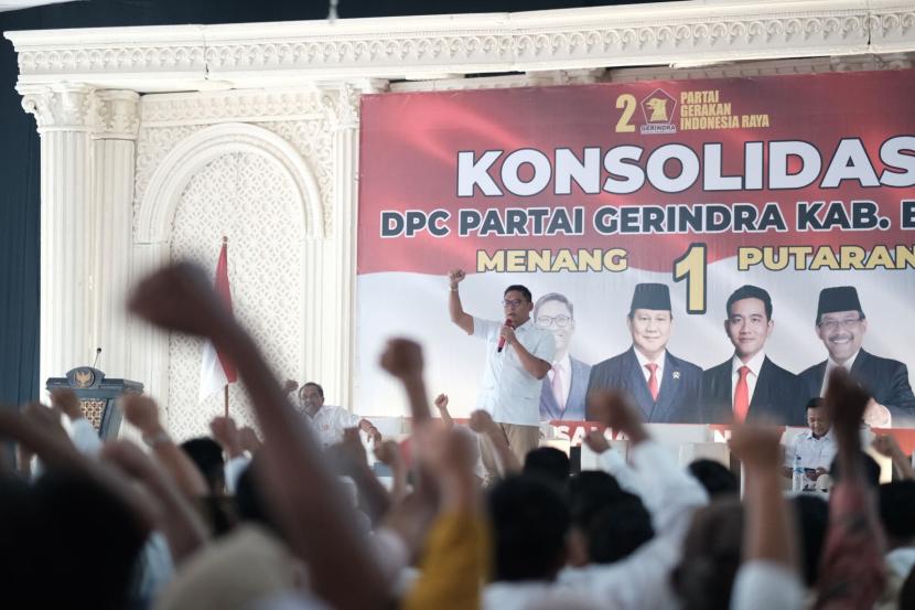 Ketua DPD Partai Gerindra Jateng, Sudaryono. Gerindra sebut raihan kursi DPRD di Jawa Tengah meningkat signifikan.