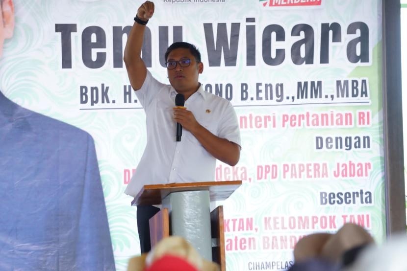 Ketua DPD Partai Gerindra Jawa Tengah (Jateng) sekaligus Wamentan, Sudaryono.