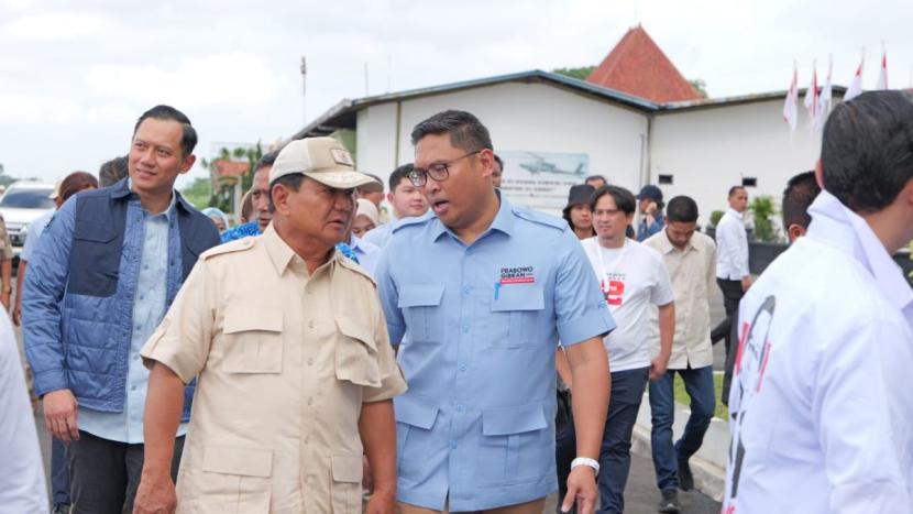 Ketua DPD Partai Gerindra Jawa Tengah (Jateng), Sudaryono bersama Presiden Terpilih sekaligus Ketum Gerindra Prabowo Subianto.