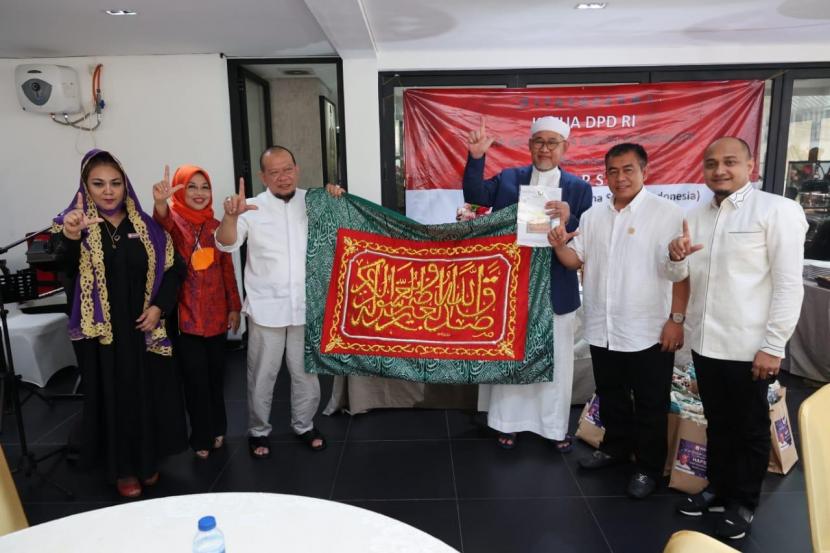 Ketua DPD RI, AA LaNyalla Mahmud Mattaliti, menggelar silaturahim dengan Himpunan Artis Pengusaha Seluruh Indonesia (HAPSI) di Jakarta, Selasa (1/6).