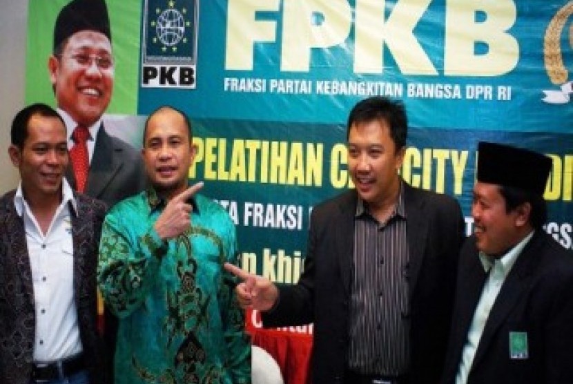 Ketua DPP PKB, Hanif Dhakiri, (paling kiri).