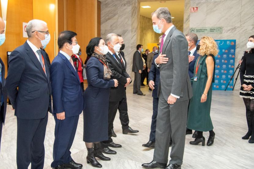 Ketua DPR Puan Maharani memimpin sesi debat umum dalam Inter Parliamentary Union (IPU) General Assembly ke-143 di Madrid, Spanyol.