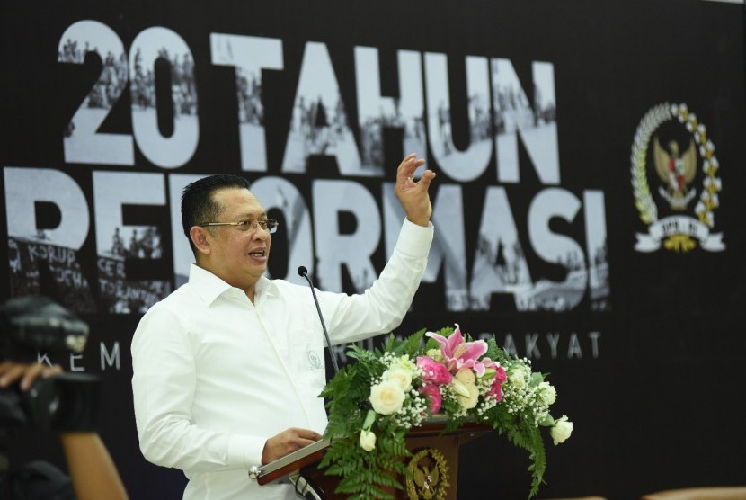 Ketua DPR RI Bambang Soesatyo dalam Peringatan 20 Tahun Reformasi.