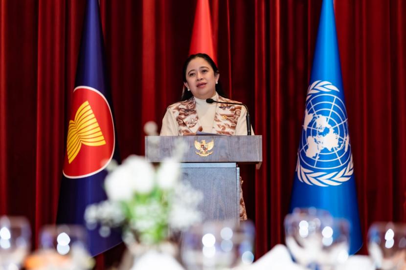 Ketua DPR RI Puan Maharani berkunjung ke kantor Perutusan Tetap Republik Indonesia untuk Perserikatan Bangsa-Bangsa (PBB) di New York, Amerika Serikat.