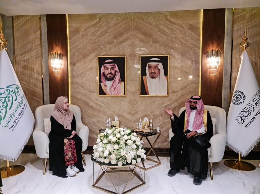 Ketua DPR RI Puan Maharani mengunjungi Museum Internasional Sejarah Nabi Muhammad SAW dan Peradaban Islam di Madinah Al-Munawwaroh, Saudi Arabia, Senin (30/5/2022).