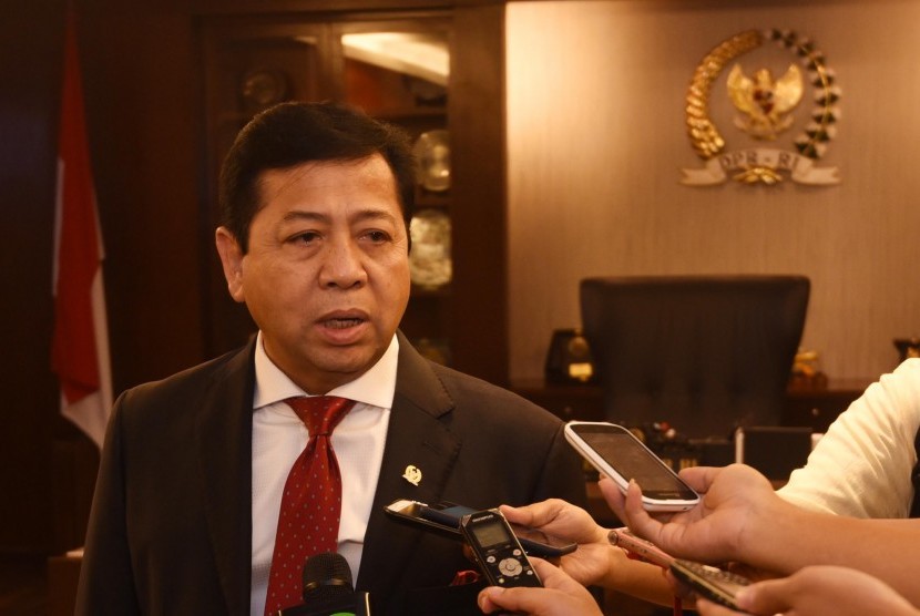 Mantan Ketua DPR Setya Novanto 