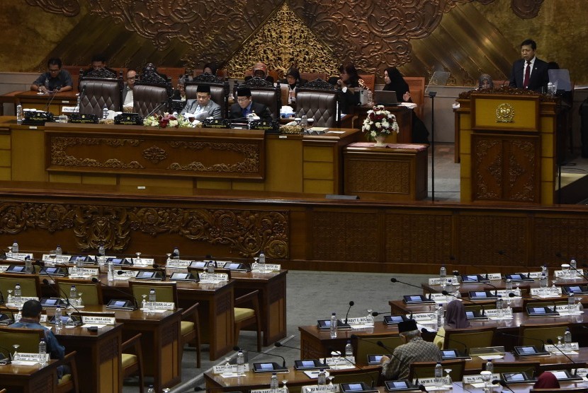 Sidang paripurna DPR RI di Kompleks Parlemen Senayan Jakarta (ilustrasi) 