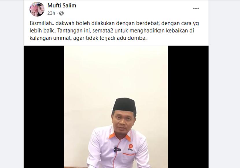 Ketua DPW PKS Lampung Mufti Salim