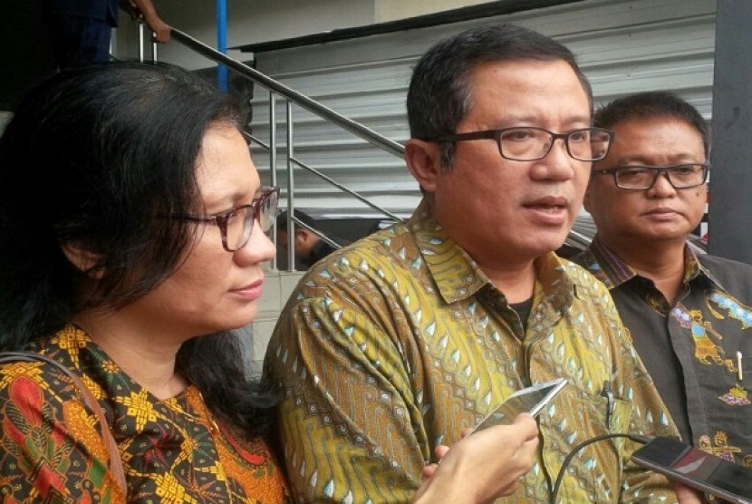 Ketua FKKPDSI, Didi Irawadi Syamsuddin di Polda Metro Jaya, Kamis (1/12).