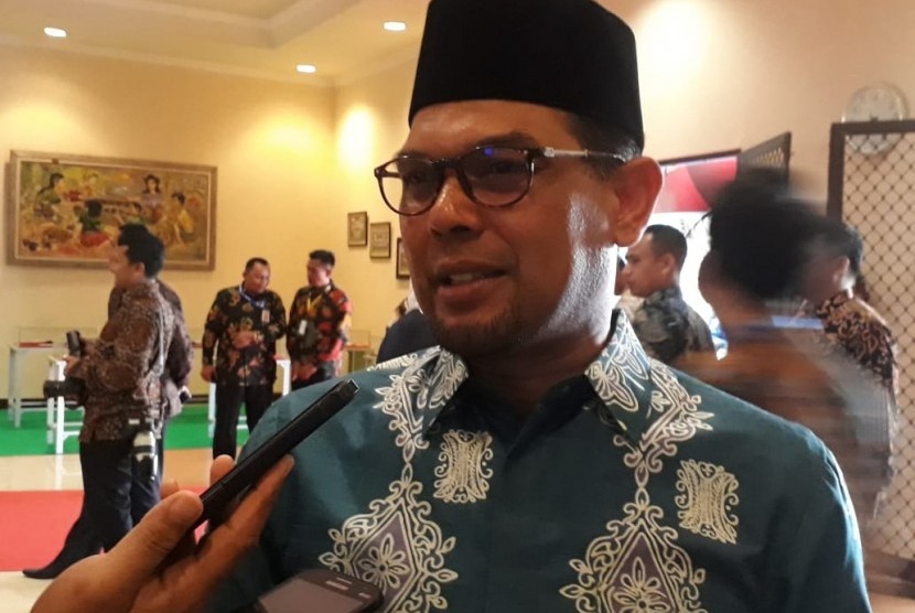 Ketua Forum Besar (Forbes) Anggota DPR-DPD Asal Aceh Nasir Djamil menghadiri acara Kenduri Kebangsaan di Sekolah Sukma Bangsa, Bireun, Aceh, Sabtu (22/2). 