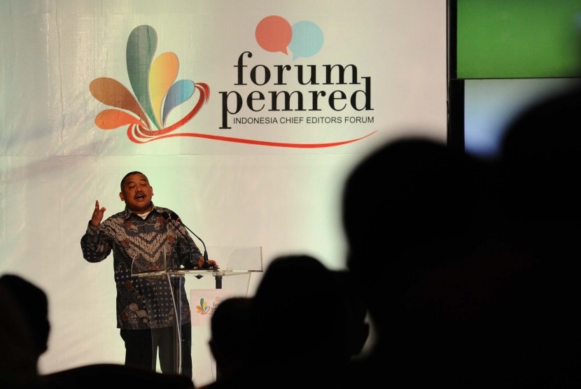 Ketua Forum Pemred Nurjaman Mochtar