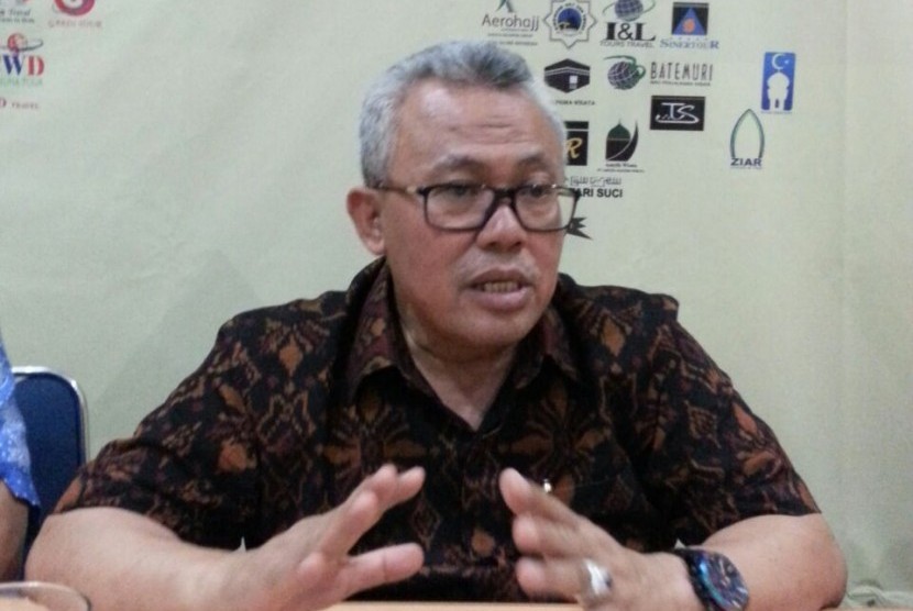 Ketua Umum Himpunan Penyelenggara Umrah dan Haji (Himpuh) H Baluki Ahmad