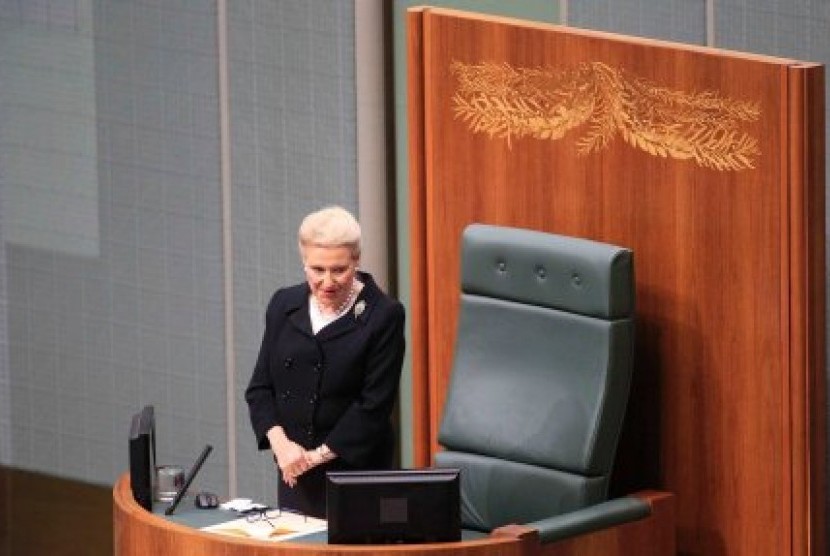 Ketua House of Representatives Bronwyn Bishop mengakui 