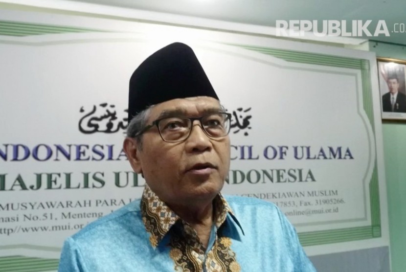 MUI Bahas Fatwa Mengurus Jenazah Korban Covid-19. Ketua Komisi Fatwa MUI KH Hasanuddin AF.