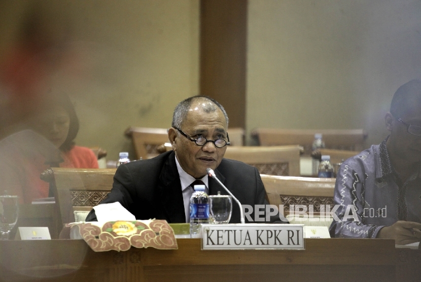 Ketua Komisi Pemberantasan Korupsi (KPK) Agus Rahardjo 