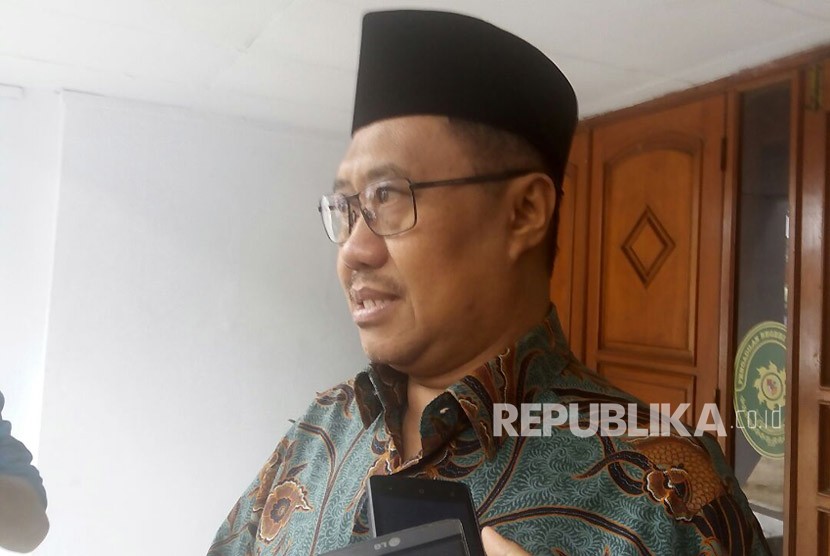 Ketua Komisi Yudisial Republik Indonesia Aidul Fitriciada Azhari di Pengadilan Negeri Tangerang Kelas 1A, Selasa (13/3).