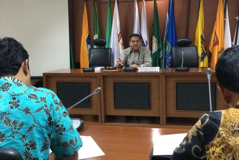 Ketua Komite II Parlindungan Purba menerima kunjungan dari DPRD Provinsi Bengkulu hari Selasa (20/6). 