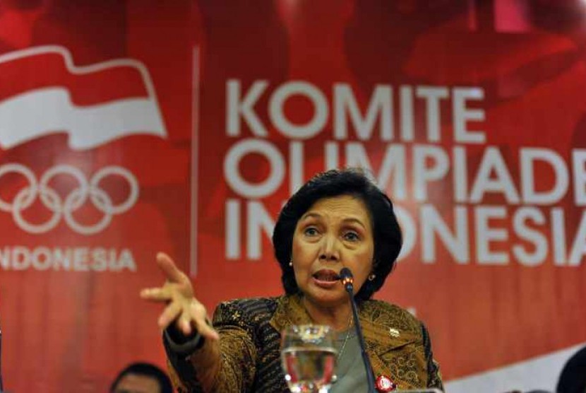 Ketua Komite Olimpiade Indonesia Rita Subowo
