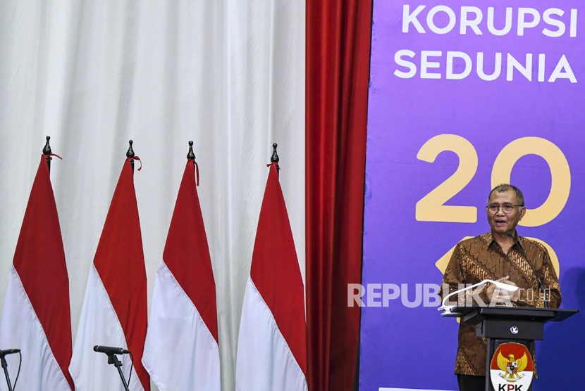 Eks Ketua KPK Agus Rahardjo. Presiden Jokowi mempertanyakan maksud pernyataan eks Ketua KPK Agus Rahardjo.