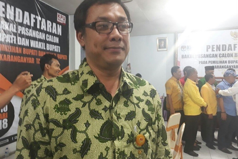 Ketua KPU Kabupaten Karanganyar, Sri Handoko.