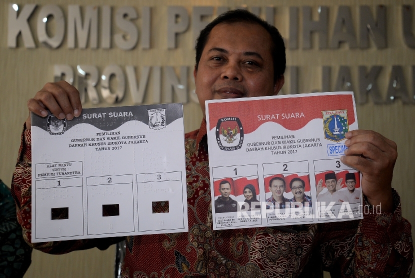 Surat suara pilgub DKI Jakarta 2017. Pilgub DKI Jakarta akan kembali digelar pada November 2024.