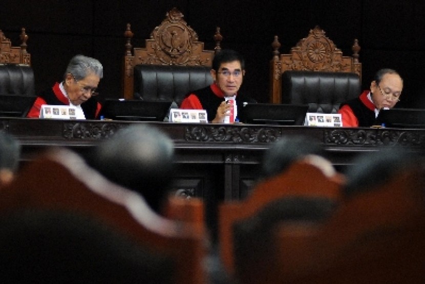 Chief Justice of Constitutional Court (MK), Hamdan Zoelva (file photo)