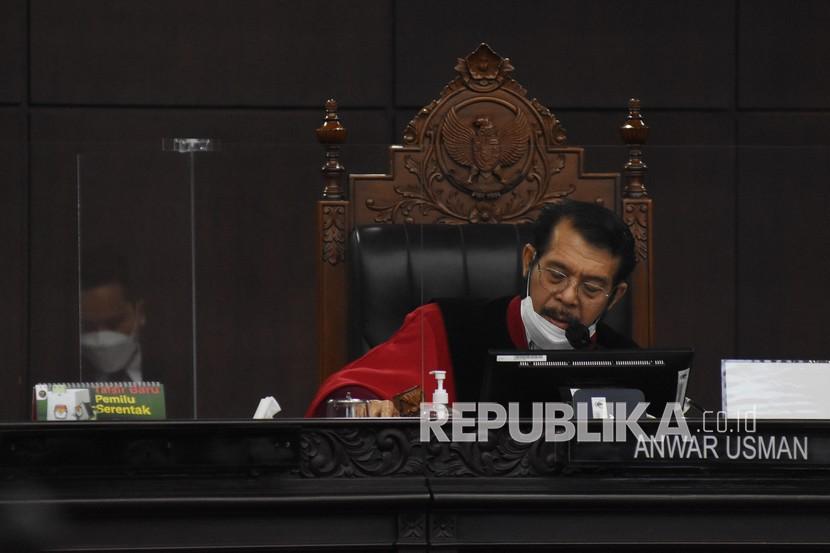 Ketua Majelis Hakim Mahkamah Konstitusi (MK) Anwar Usman 