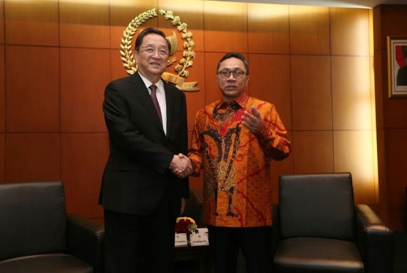 Ketua Majelis Permusyawaratan Politik Cina (CPPCC atau Ketua MPR Cina) H.E. Yu Zhengsheng melakukan kunjungan ke Indonesia.