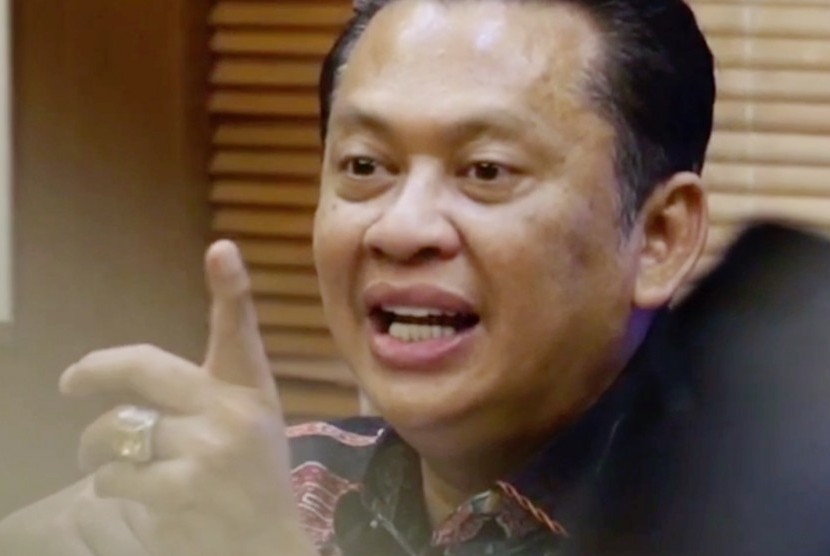Ketua Majelis Permusyawaratan Rakyat (MPR) RI, Bambang Soesatyo meminta agar mantan Dirut Garuda dipidanakan. Foto Bambang Soesatyo (ilustrasi)