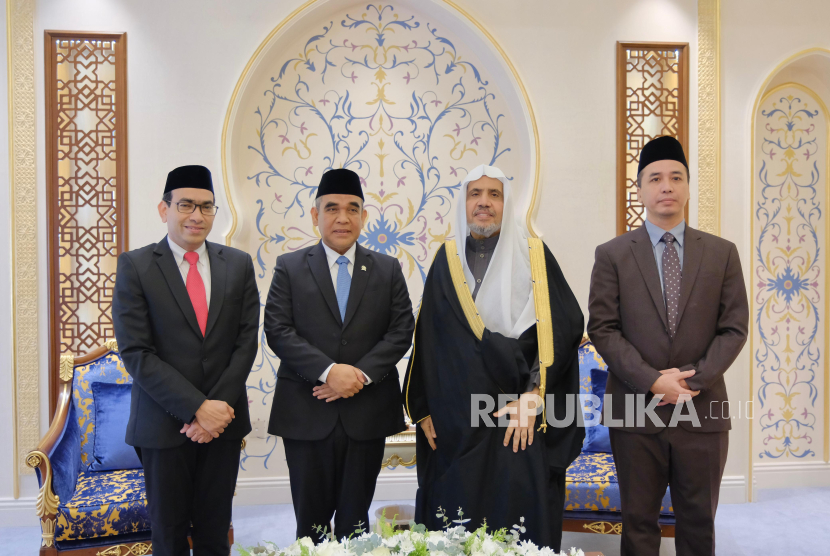 Ketua MPR Ahmad Muzani bertemu dengan Sekjen Liga Dunia Islam Syaikh Abdul Karim Al-Isa.