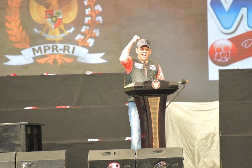 Ketua MPR Bambang Soesatyo berharap nilai-nilai empat pilar bisa hidup di antara para bikers.