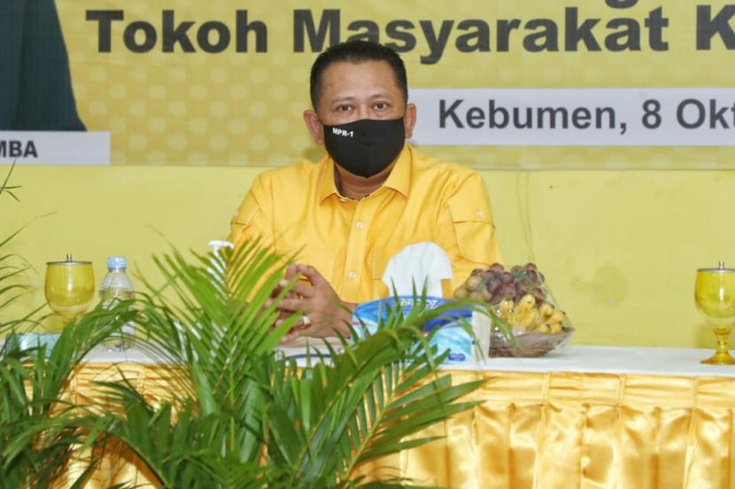 Ketua MPR RI Bambang Soesatyo saat kunjungan Reses, Temu Tokoh, dan Sosialisasi Empat Pilar MPR RI, di Kebumen, Kamis (8/10).