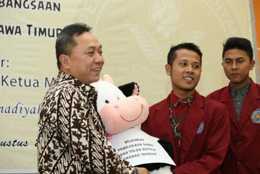 Ketua MPR RI Zulkifli Hasan dalam seminar kebangsaan di Universitas Muhammadiyah Surabaya.