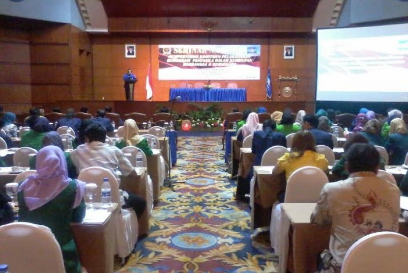 Ketua MPR saat menghadiri sosialisasi empat pilar di Lampung.