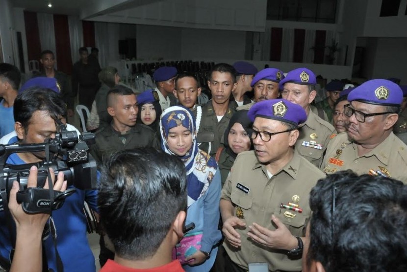 Ketua MPR Zulkifli Hasan saat melantik pengurus IARMI.