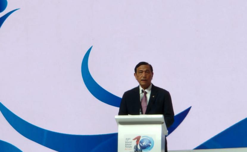 Ketua Panitia Nasional Penyelenggara World Water Forum Luhut Binsar Pandjaitan.